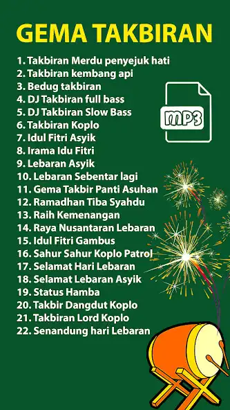 Play Gema Takbir Takbiran Lebaran  and enjoy Gema Takbir Takbiran Lebaran with UptoPlay