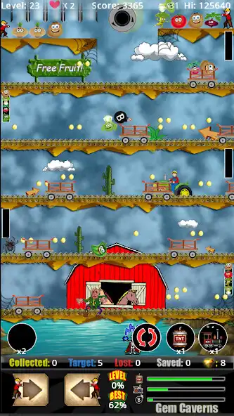 Play Gem Caverns as an online game Gem Caverns with UptoPlay