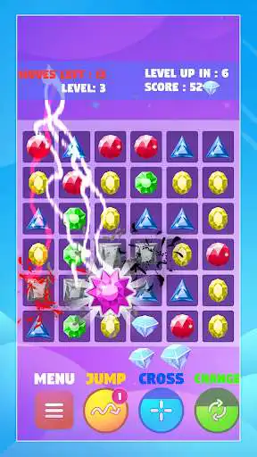 Play Gem Jam Color Sweeper  Game  and enjoy Gem Jam Color Sweeper  Game with UptoPlay