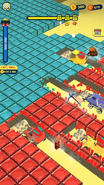 Play Gem Miner 3D: Digging Games as an online game Gem Miner 3D: Digging Games with UptoPlay