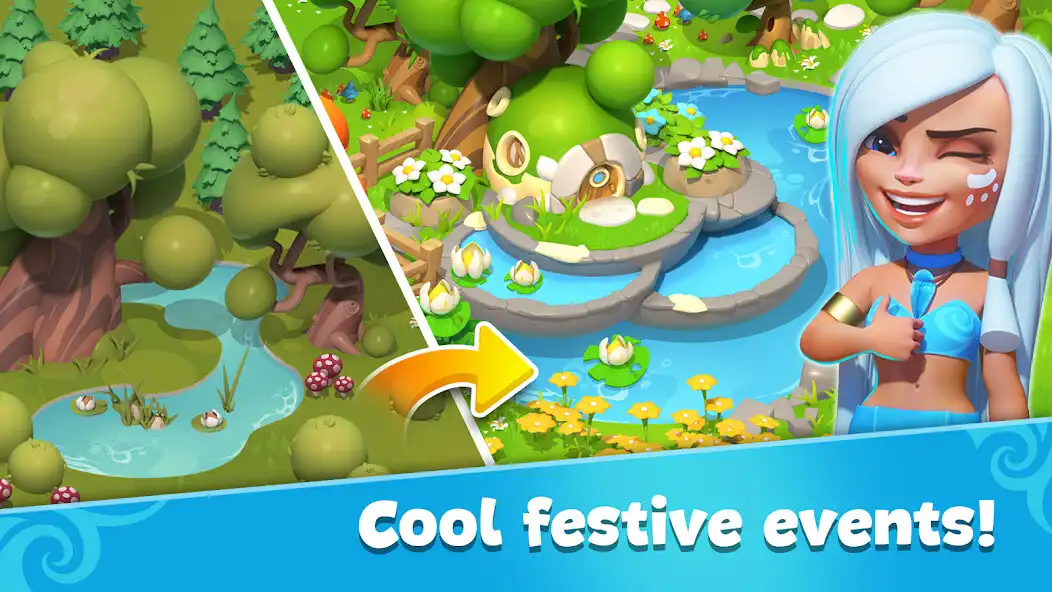 Play Gemmy Lands: Match 3 Games as an online game Gemmy Lands: Match 3 Games with UptoPlay