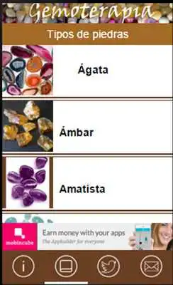 Play Gemoterapia; Tipos de piedras
