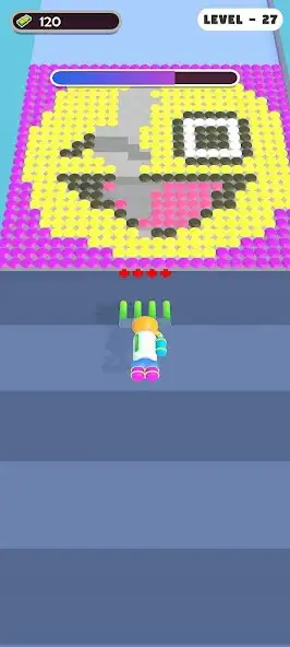 Play Gem Painting Run as an online game Gem Painting Run with UptoPlay