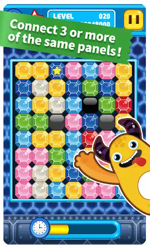 Play Gem Puzzle - Panel Junction as an online game Gem Puzzle - Panel Junction with UptoPlay