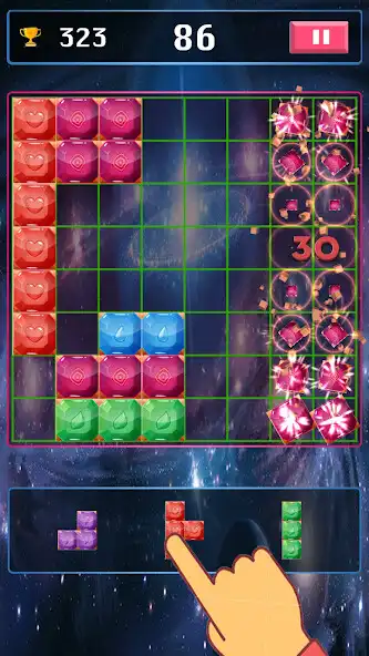 Play Gems Block Puzzle - Jewel Brick Puzzle 2020 as an online game Gems Block Puzzle - Jewel Brick Puzzle 2020 with UptoPlay