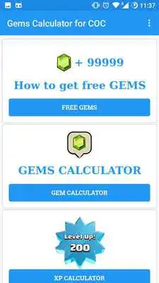Play Gems Calculator for Clash Of Clans