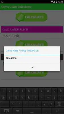 Play Gems Clash Calculator