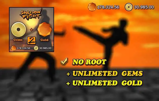Play Gems For Shadow Fight : Prank App Fun