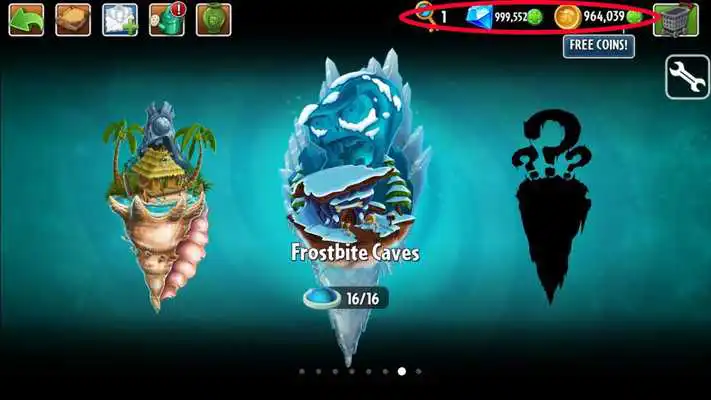 Play Gems Keys Coins for PvZ2