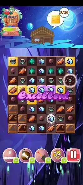 Play Gems Land as an online game Gems Land with UptoPlay