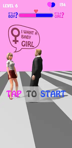 Play Gender Reveal 3D as an online game Gender Reveal 3D with UptoPlay