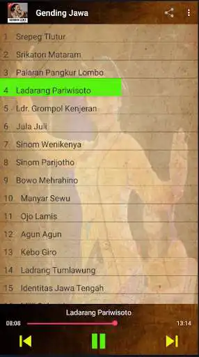 Play Gending Gamelan Jawa Populer
