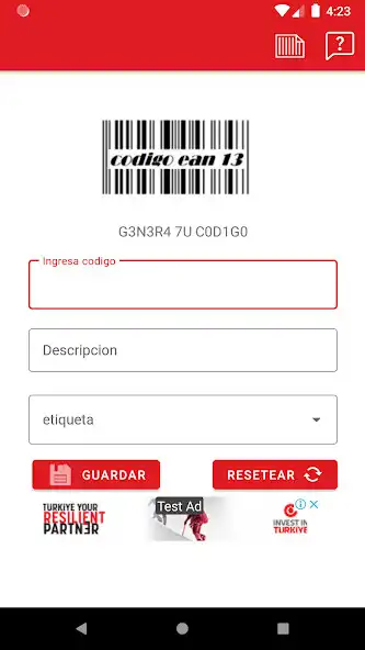 Play Generador codigo ean13  and enjoy Generador codigo ean13 with UptoPlay