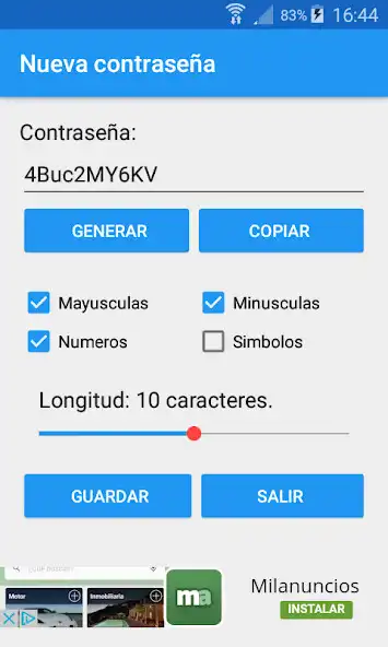Play Generador de contraseñas as an online game Generador de contraseñas with UptoPlay