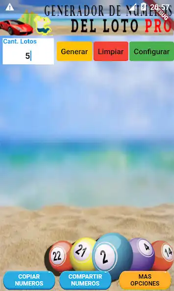 Play Generador Numeros del Loto PRO as an online game Generador Numeros del Loto PRO with UptoPlay