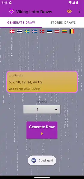 Play Generate Viking Lotto Draw  and enjoy Generate Viking Lotto Draw with UptoPlay