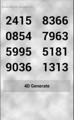 Play Generator 4D