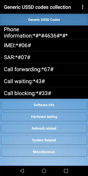 Play Generic USSD Codes Collection as an online game Generic USSD Codes Collection with UptoPlay