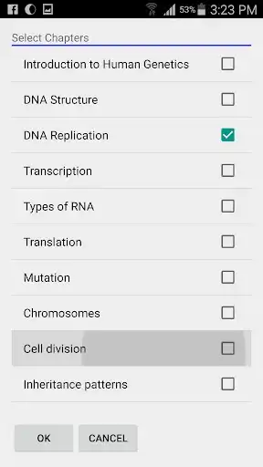 Play Genetics MCQ as an online game Genetics MCQ with UptoPlay