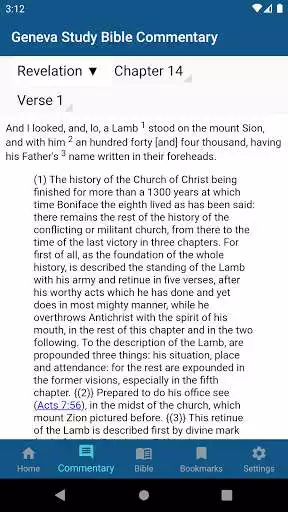 Play Geneva Study Bible Commentary  and enjoy Geneva Study Bible Commentary with UptoPlay