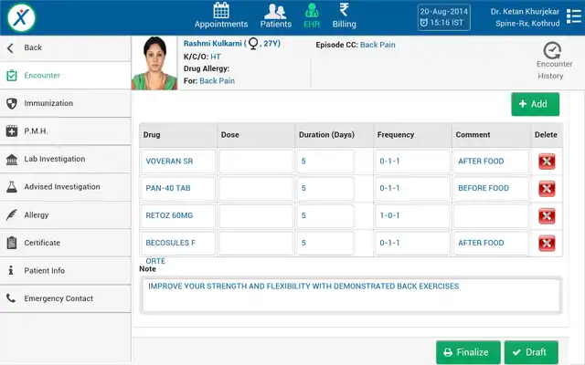 Play GenexEHR Doctor