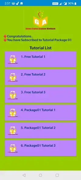 Play Genius English Grammar Workboo as an online game Genius English Grammar Workboo with UptoPlay