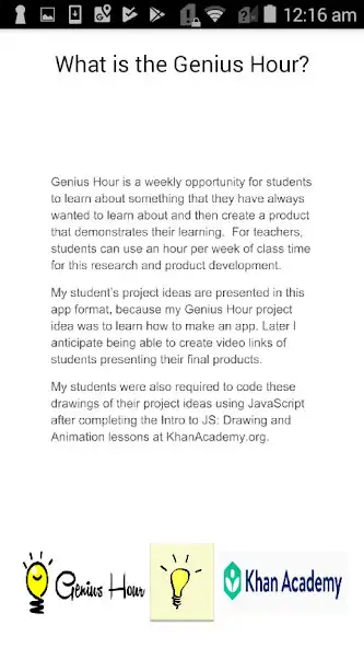 Play Genius Hour Projects as an online game Genius Hour Projects with UptoPlay