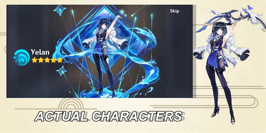 Play Genshin Wish Impact: Simulator as an online game Genshin Wish Impact: Simulator with UptoPlay