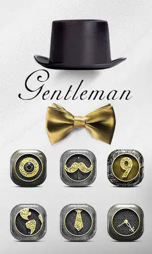 Play Gentleman GO Launcher Theme