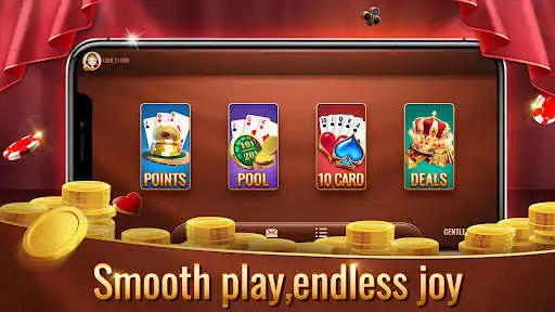 Play Gentle Rummy as an online game Gentle Rummy with UptoPlay