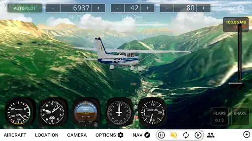 Play GeoFS Light - Flight Simulator as an online game GeoFS Light - Flight Simulator with UptoPlay