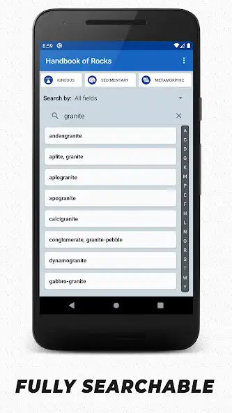 Play Geology Rocks - Handbook of Rocks as an online game Geology Rocks - Handbook of Rocks with UptoPlay