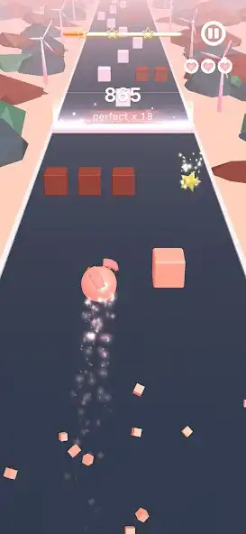 Play Geometric Beats as an online game Geometric Beats with UptoPlay
