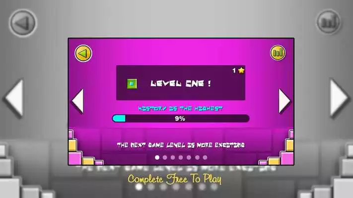 Play Geometric Dash Games Meltdown