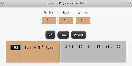 Play Geometric Progression Calculator and enjoy Geometric Progression Calculator with UptoPlay Play Geometric Progression Calculator and enjoy Geometric Progression Calculator with UptoPlay