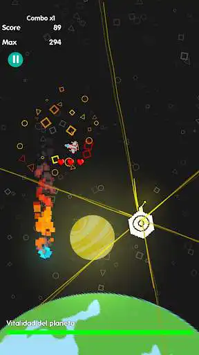 Play Geometric Wars as an online game Geometric Wars with UptoPlay