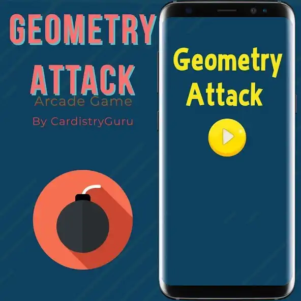 Geometry Attack - Arcade Game online game with UptoPlay