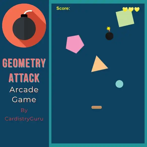 Geometry Attack - Arcade Game online game with UptoPlay