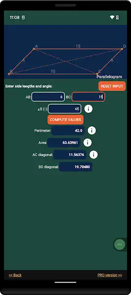 Play Geometry Calculator LIGHT as an online game Geometry Calculator LIGHT with UptoPlay
