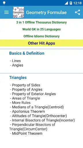 Play Geometry Complete Guide Free  and enjoy Geometry Complete Guide Free with UptoPlay