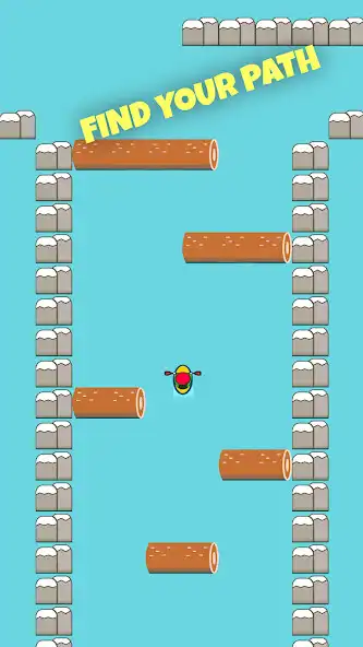 Play Geometry Dash - Crossy River as an online game Geometry Dash - Crossy River with UptoPlay