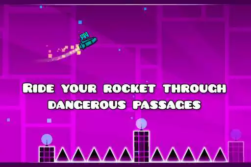 Play Geometry Dash Lite as an online game Geometry Dash Lite with UptoPlay