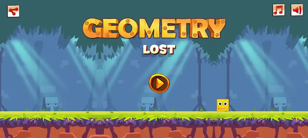 Play Geometry Lost as an online game Geometry Lost with UptoPlay
