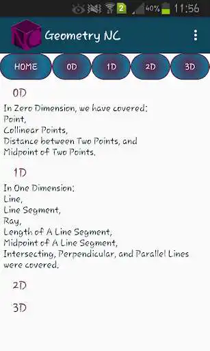 Play Geometry NC (Notes and Calculator) as an online game Geometry NC (Notes and Calculator) with UptoPlay
