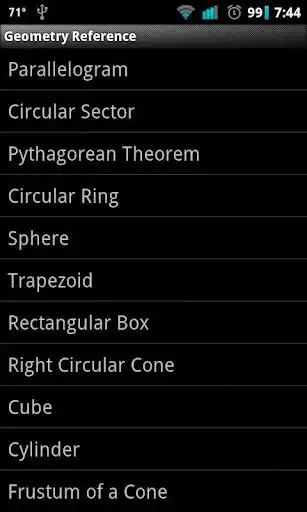 Play Geometry Reference as an online game Geometry Reference with UptoPlay