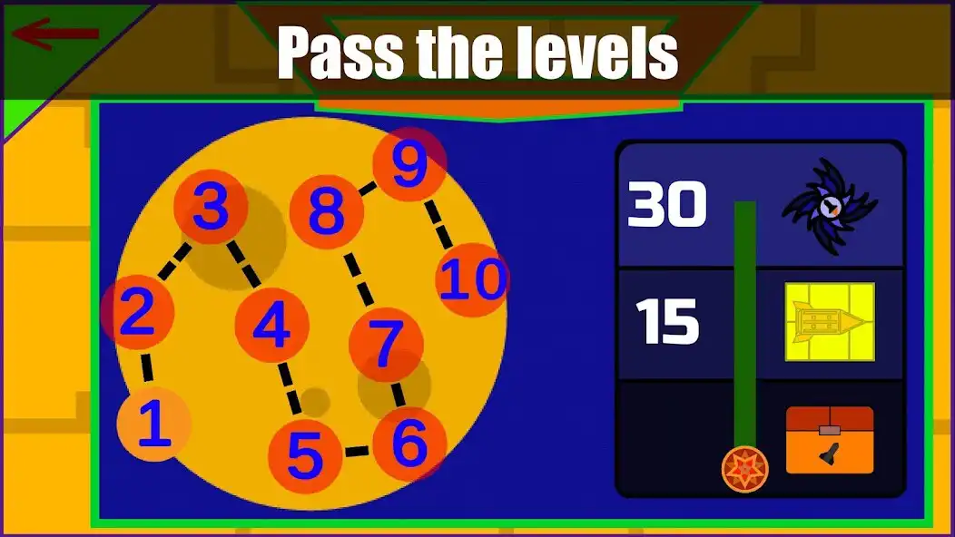 Play Geometry Rocket Adventure as an online game Geometry Rocket Adventure with UptoPlay