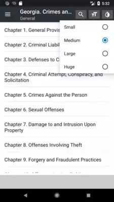 Play Georgia Crimes Offenses Code 2019 (free offline) Play Georgia Crimes Offenses Code 2019 (free offline)