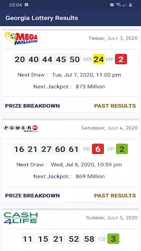 Play Georgia Lottery Results  and enjoy Georgia Lottery Results with UptoPlay