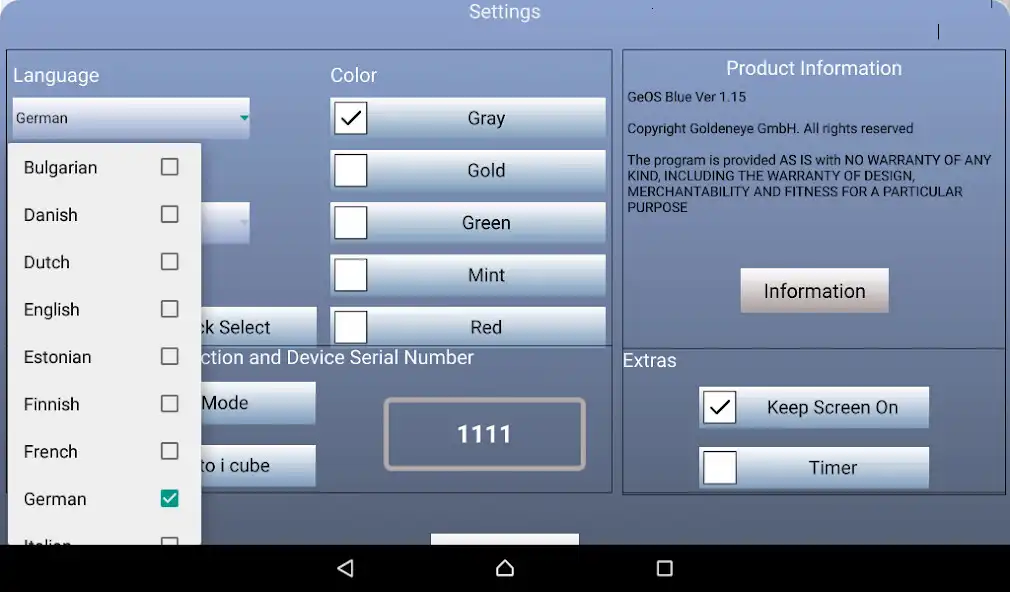 Play GeOS blue as an online game GeOS blue with UptoPlay