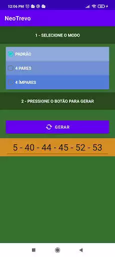 Play Gerador de Jogos Mega Sena - Trevo4  and enjoy Gerador de Jogos Mega Sena - Trevo4 with UptoPlay